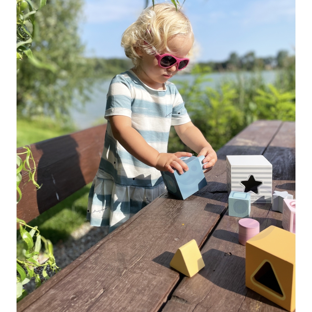 VIGA PolarB Pyramid Educational Puzzle Cube Sorter Blocks