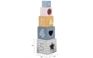 VIGA PolarB Pyramid Educational Puzzle Cube Sorter Blocks