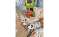WOOPIE GREEN Układanka Kostki Farma w Pudełkach + Figurki 10 el.