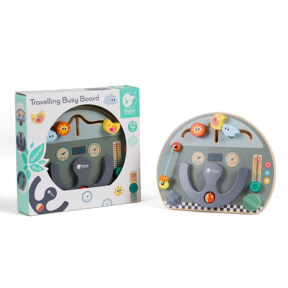 CLASSIC WORLD daugiafunkcinė manipuliavimo lenta 6in1 Travel