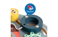 CLASSIC WORLD Multifunctional Manipulation Board 6 in 1 Rocket