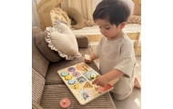 TOOKY TOY Manipuliavimo lenta Užraktai Cilindrai Laikrodžių rūšiuoklė
