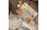 TOOKY TOY Manipuliavimo lenta Užraktai Cilindrai Laikrodžių rūšiuoklė