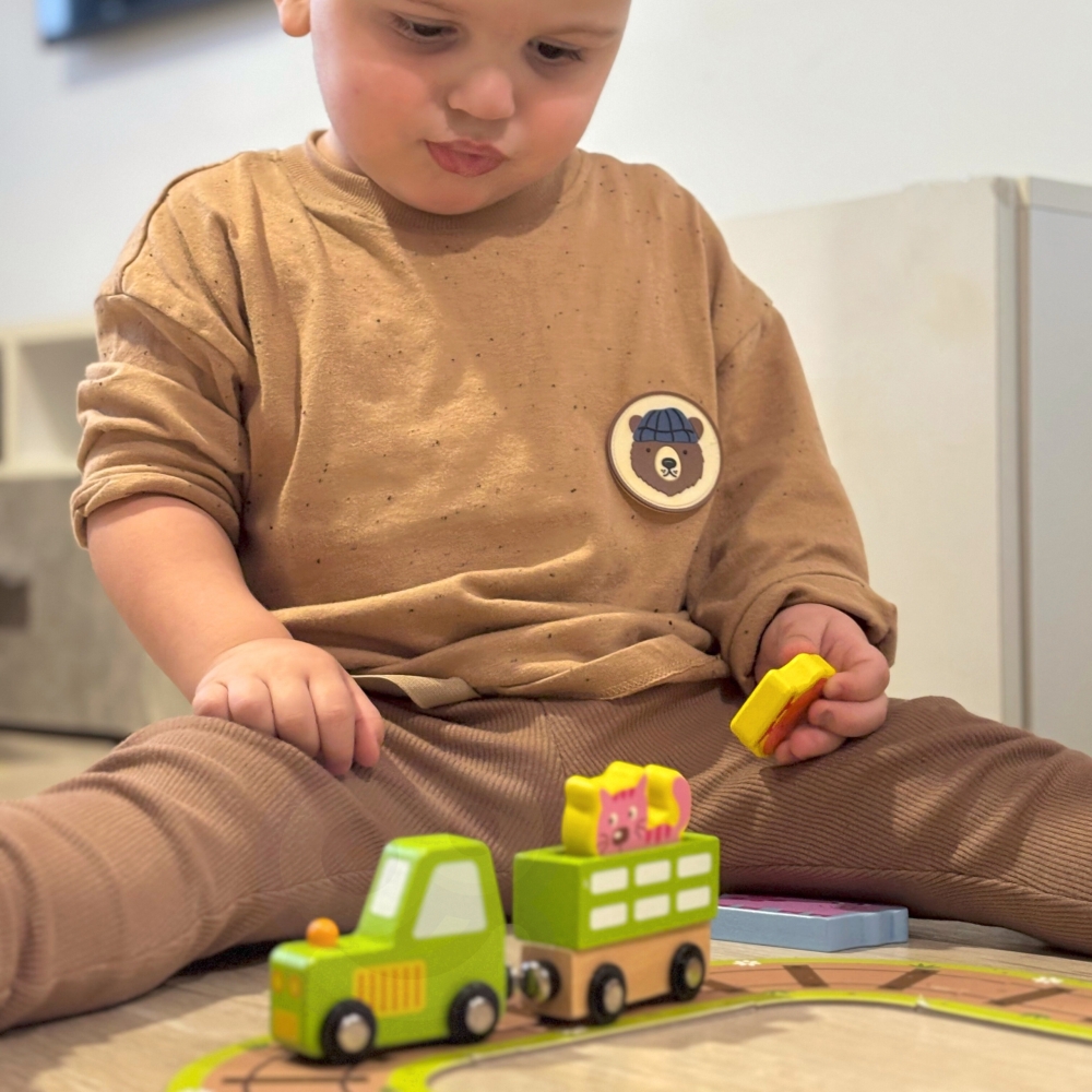 Medinės ūkio figūrėlės TOOKY TOY Transporto priemonės-Žaislai, Kūdikiams, Žaislai mažyliams (iki 4 m.