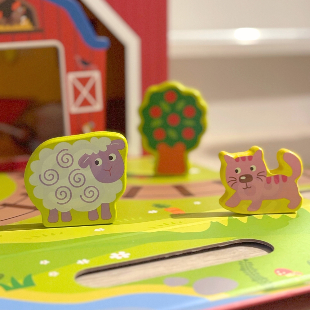 Medinės ūkio figūrėlės TOOKY TOY Transporto priemonės-Žaislai, Kūdikiams, Žaislai mažyliams (iki 4 m.
