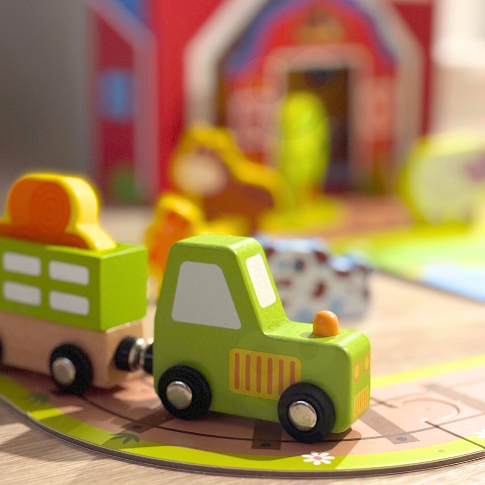 Medinės ūkio figūrėlės TOOKY TOY Transporto priemonės-Žaislai, Kūdikiams, Žaislai mažyliams (iki 4 m.