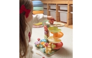 WOOPIE GREEN Montessori 4-in-1 Ball Track Activity Tree FSC