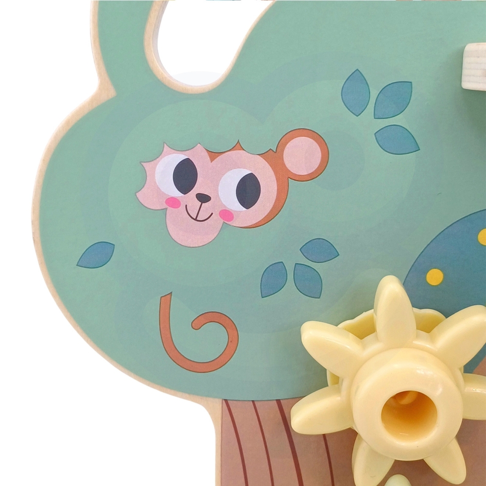 WOOPIE GREEN Montessori 4-in-1 Ball Track Activity Tree FSC