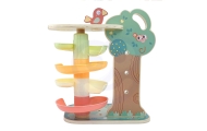 Kamuoliukų trasos žaidimų medis WOOPIE GREEN Montessori 4-in-1 FSC-Žaislai, Kūdikiams, Žaislai mažyliams (iki 4 m.