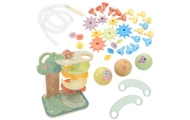 Kamuoliukų trasos žaidimų medis WOOPIE GREEN Montessori 4-in-1 FSC