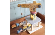 Medinis Uosto krano rinkinys TOOKY TOY-Žaislai, Auto ir transporto žaislai, Garažai, trasos ir kita-e-vaikas