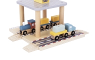 Medinis Uosto krano rinkinys TOOKY TOY-Žaislai, Auto ir transporto žaislai, Garažai, trasos ir kita-e-vaikas