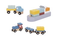 Medinis Uosto krano rinkinys TOOKY TOY-Žaislai, Auto ir transporto žaislai, Garažai, trasos ir kita-e-vaikas