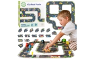 WOOPIE GREEN Droga Puzzle dla Dzieci Autostrada Makieta 21 el. Certyfikat FSC
