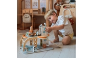 Medinė kosmoso stoties automobilių stovėjimo aikštelė TOOKY TOY