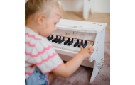 CLASSIC WORLD Wooden Piano for Children + Learning Book