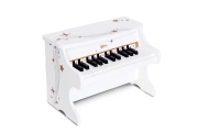 CLASSIC WORLD Wooden Piano for Children + Learning Book
