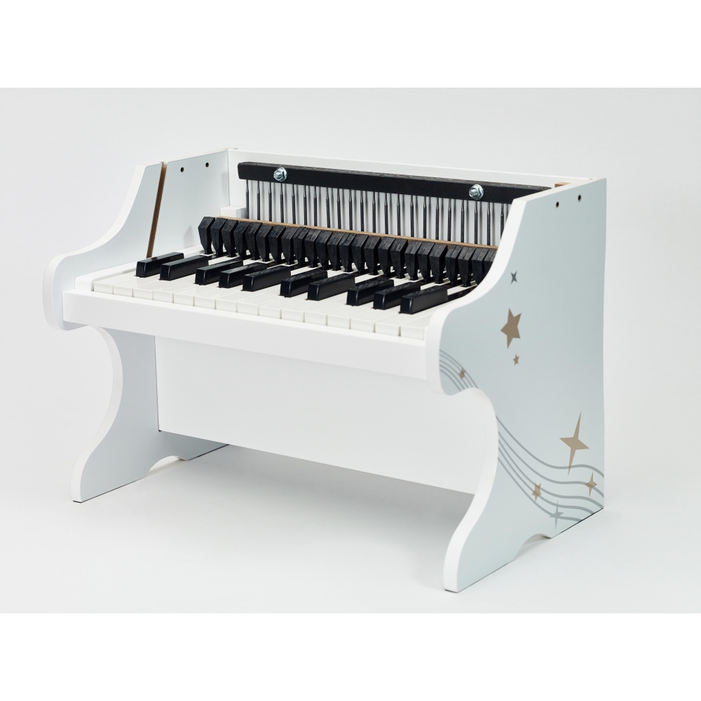 Vaikiškas medinis pianinas CLASSIC WORLD + mokomoji knyga-Žaislai, Muzikiniai-e-vaikas