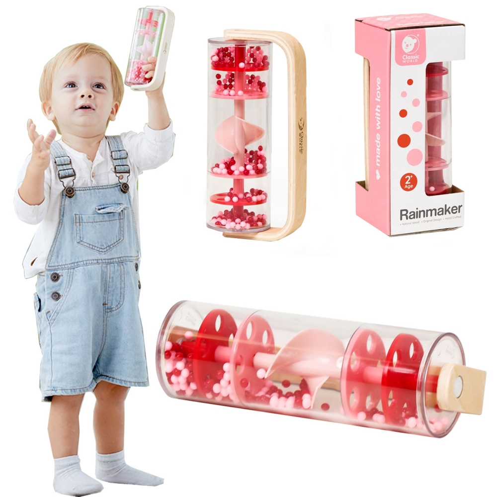 Vamzdinis dušas su kamuoliukais CLASSIC WORLD Raudonas-Žaislai, Kūdikiams, Žaislai mažyliams (iki 4 m.