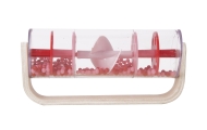 CLASSIC WORLD Red Tubular Rain Shower with Balls
