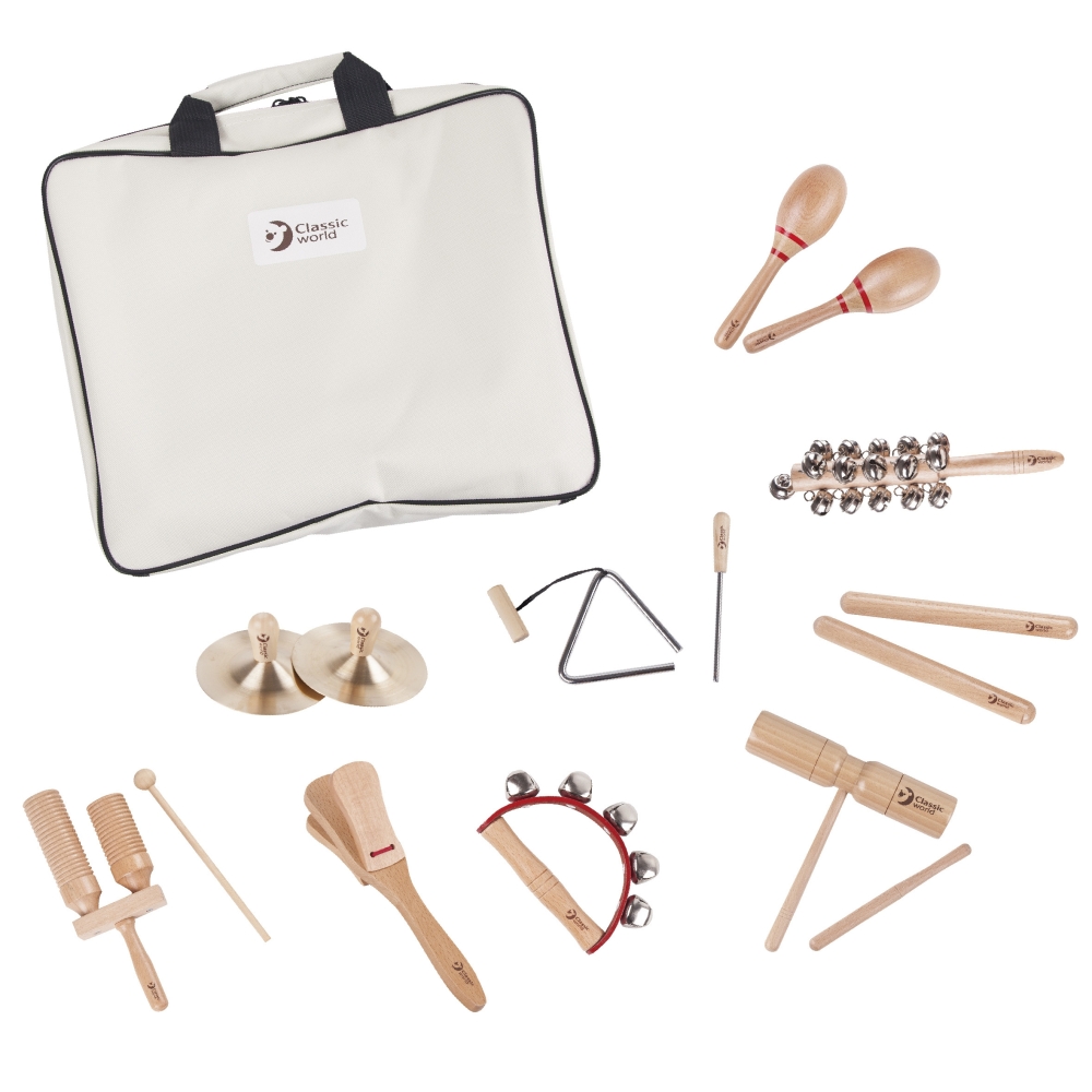 Muzikos instrumentų rinkinys CLASSIC WORLD EDU 9 priedai