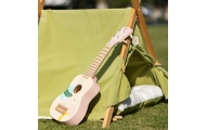 CLASSIC WORLD Drewniane Ukulele Gitara dla Dzieci Różowa