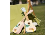 CLASSIC WORLD medinė ukulele gitara vaikams Rožinė