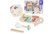 CLASSIC WORLD Set of musical instruments for children cymbals drum rattle 5 pcs.