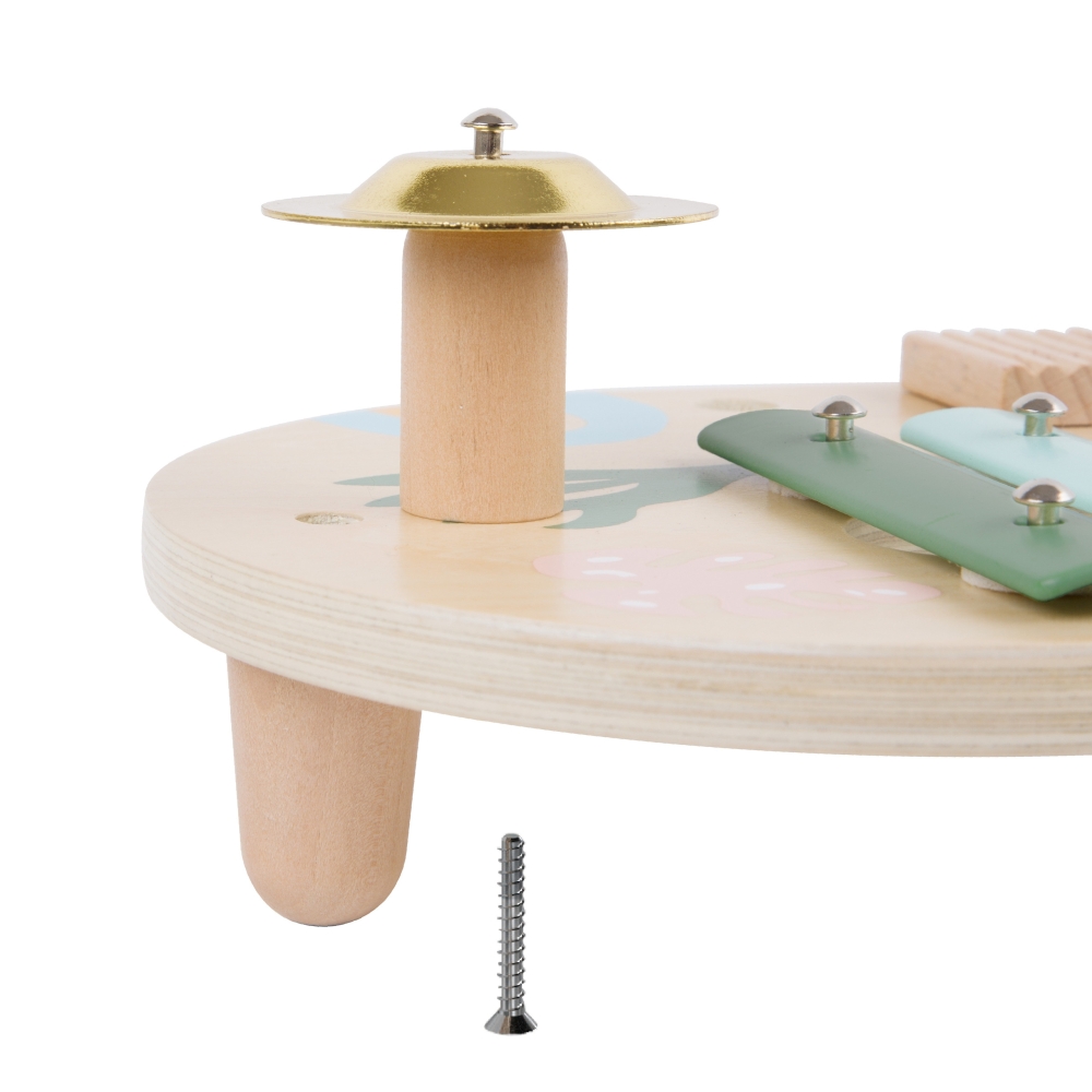 Muzikos instrumentų rinkinys vaikams CLASSIC WORLD cimbolai būgnas barškučiai 5 vnt-Žaislai, Muzikiniai-e-vaikas