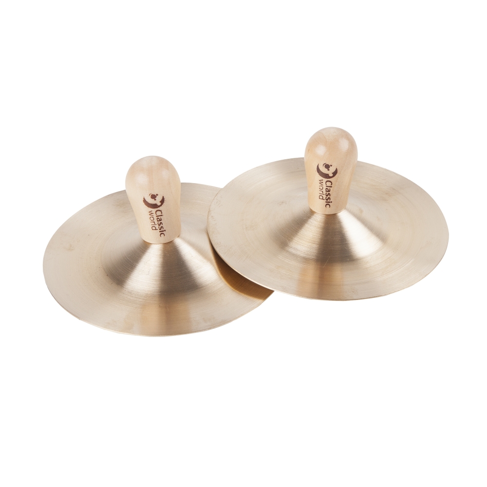 Muzikos instrumentai CLASSIC WORLD EDU cimbolai (9 cm), 2 vnt-Žaislai, Muzikiniai-e-vaikas