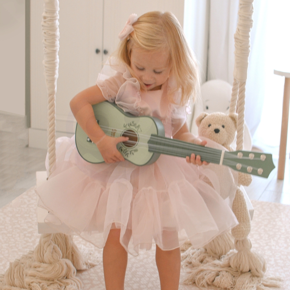 CLASSIC WORLD Drewniana Gitara Vintage dla Dzieci 3+					