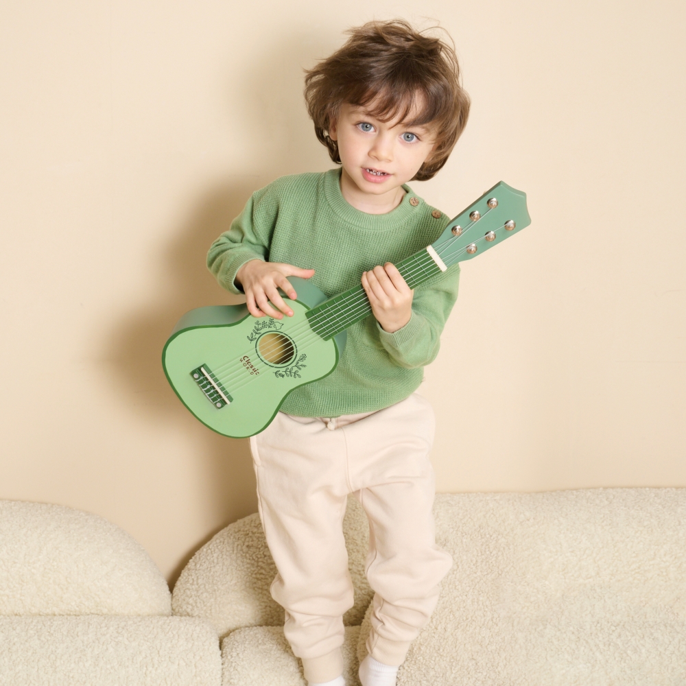 CLASSIC WORLD Drewniana Gitara Vintage dla Dzieci 3+					
