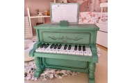 Medinis pianinas CLASSIC WORLD Vintage Piano + mokymosi knygelė-Žaislai, Muzikiniai, Mediniai-e-vaikas