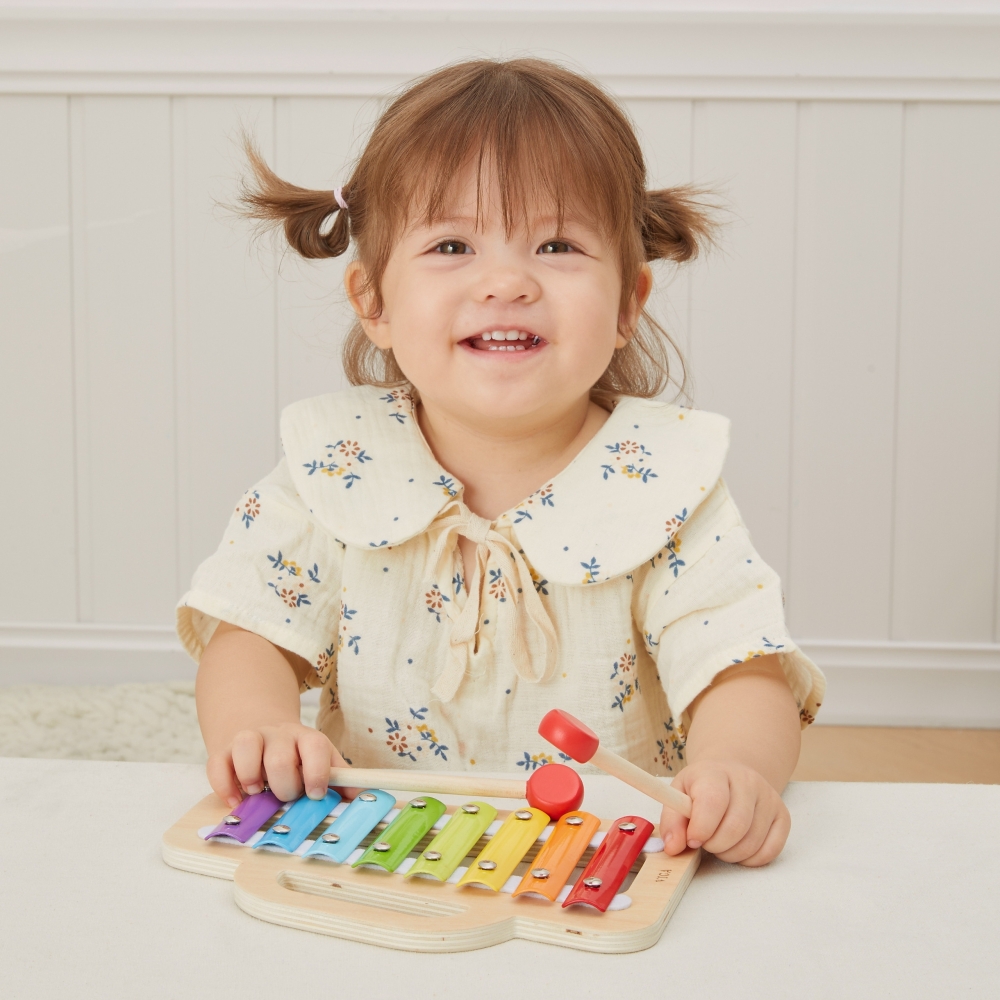 VIGA Cymbals Wooden Xylophone – Discover Your Little One's Musical Talent!