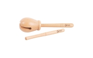 CLASSIC WORLD EDU Wooden Musical Instrument Woodblock Rhythmic 2 pcs.