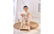 VIGA PolarB Wooden Push Walker Pink Educational