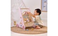 VIGA PolarB Wooden Push Walker Pink Educational