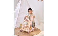 VIGA PolarB Wooden Push Walker Pink Educational