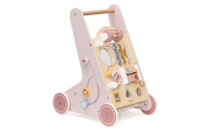 VIGA PolarB Wooden Push Walker Pink Educational