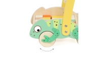 Medinis vežimėlis CLASSIC WORLD Chameleonas su kaladėlėmis-Judėjimui, Žaislai, Stumdukai, Lavinamieji žaislai, Kaladėlės-e-vaika