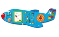 VIGA Drewniana Tablica Sensoryczna Manipulacyjna Samolot Certyfikat FSC Montessori