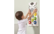 VIGA Drewniana Tablica Manipulacyjna Zebra Certyfikat FSC Montessori