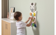 Medinė sieninė edukacinė lenta VIGA Zebras FSC Montessori sertifikatas