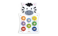 VIGA Drewniana Tablica Manipulacyjna Zebra Certyfikat FSC Montessori