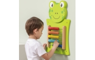 VIGA Drewniana Tablica Manipulacyjna Liczydło Żabka Certyfikat FSC Montessori