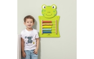Medinė edukacinė lenta - Varlės formos abakas VIGA FSC Montessori sertifikatas