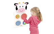 VIGA Wooden Manipulative Board Cow FSC Montessori Certificate