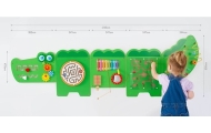 VIGA Tablica Sensoryczna Manipulacyjna Krokodyl Certyfikat FSC Montessori