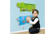 VIGA Tablica Sensoryczna Manipulacyjna Słonik Certyfikat FSC Montessori