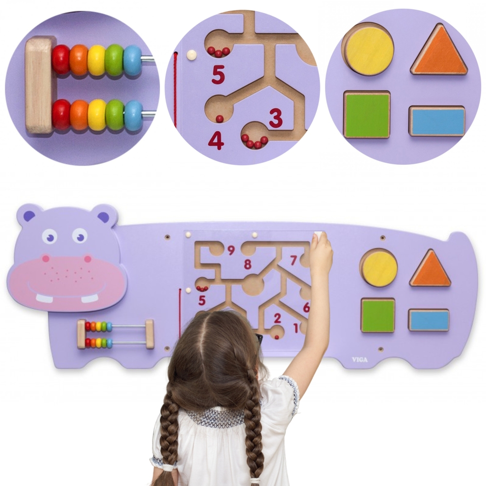 Viga 50470 Wall Toy-Hippo